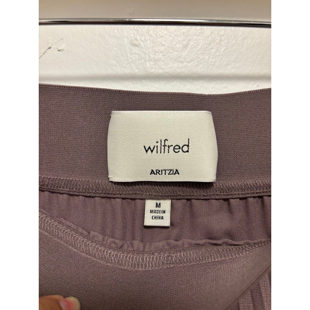 EUC Aritzia Wilfred Twirl Skirt in Smoked Eggplant Size M - Picture 5 of 7